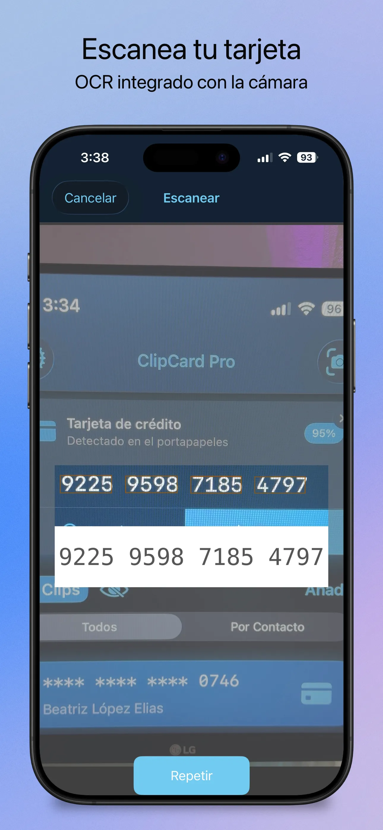 ClipCard Pro - Detalle de clip